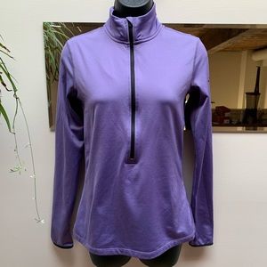Nike Pro Dri-Fit | Purple Quarter Zip Workout Gear